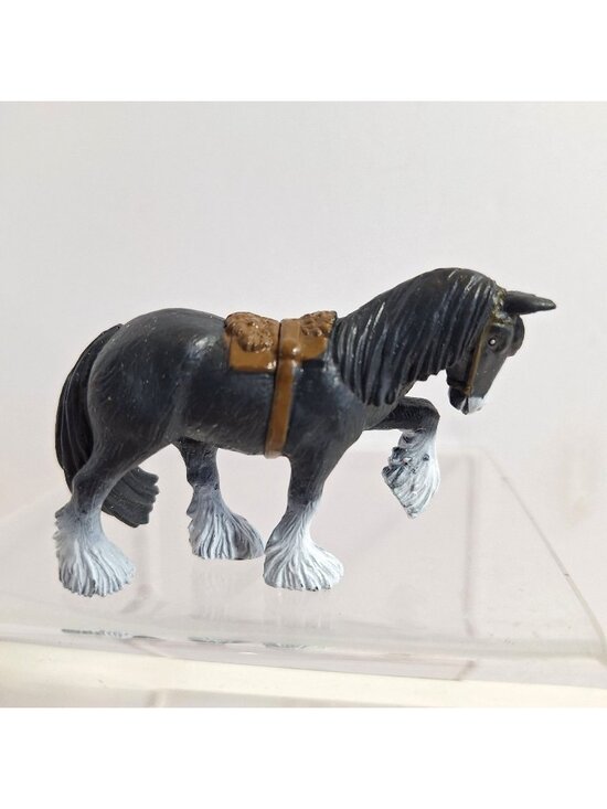 Disney Pixar Other - Angus Disney Brave Horse Figure Miniature 3" Black White Cake Topper
